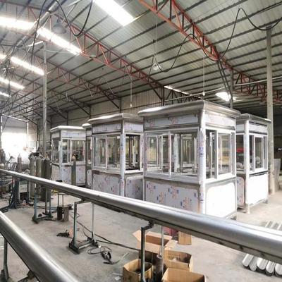 福州福清不銹鋼崗亭世騰小區學校單位工廠彩鋼保安亭鋼結構吸煙亭 產品關鍵詞:福清不銹鋼崗亭