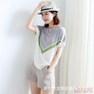 【庫存雜款女裝半袖針織衫批發外貿尾貨女式短袖毛衣品牌服裝清倉】深圳市龍華區依潞服裝廠 - 產品庫