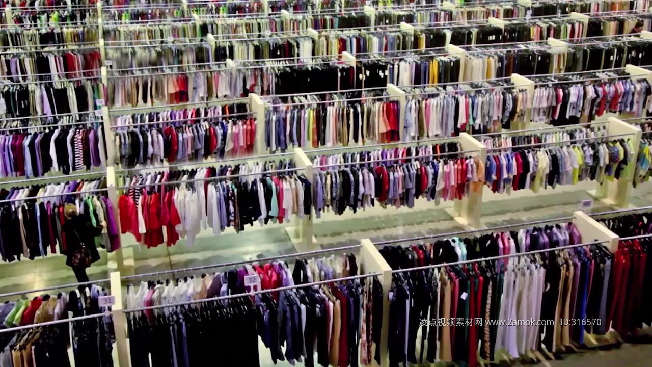 服裝 貿易中心 批發市場 交易中心 服裝視頻素材